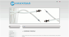 Desktop Screenshot of cerrini.it